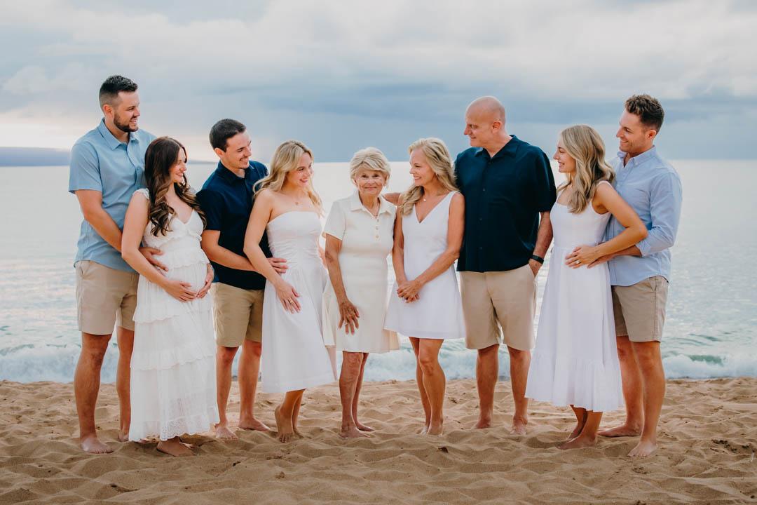 Capturing Generations of Love and Laughter on the Shores of Maui
