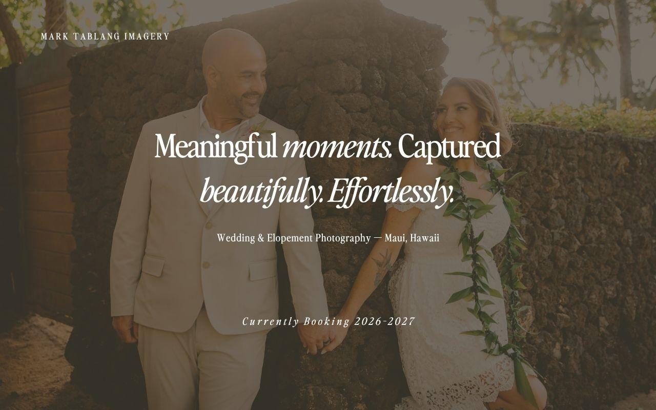 The Maui Wedding Experience