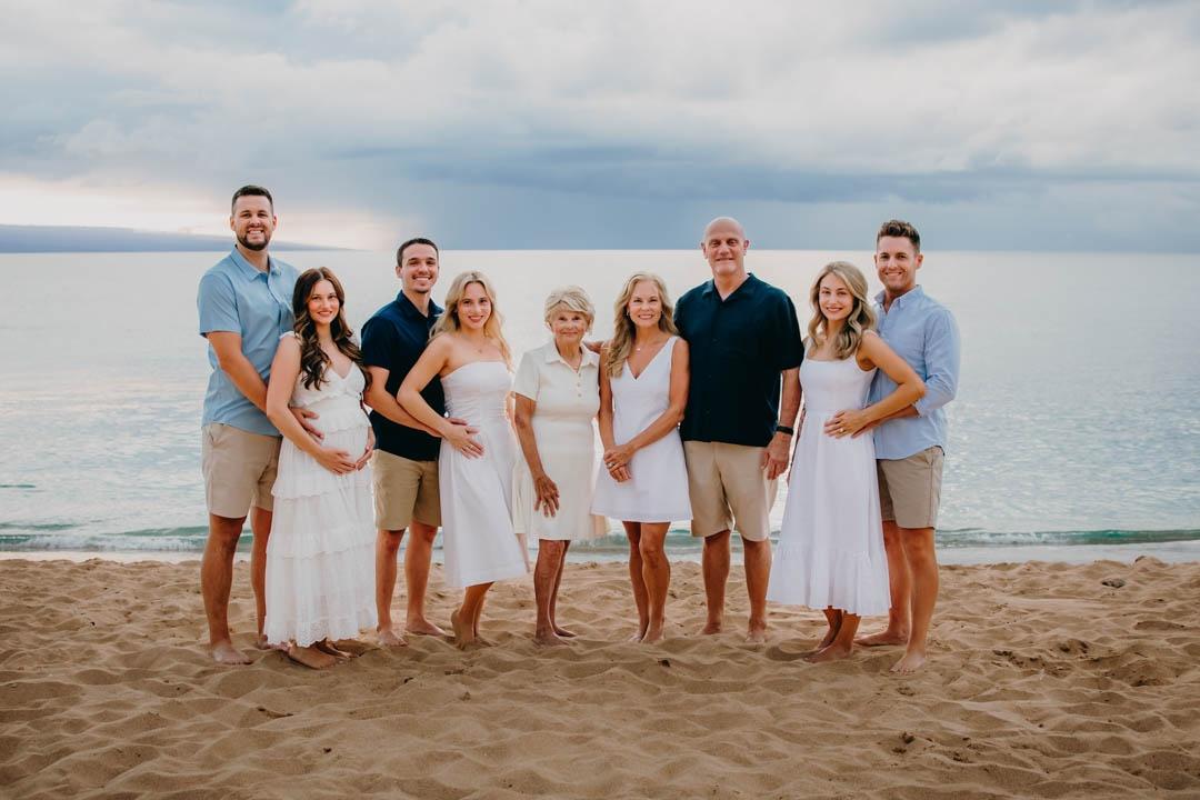 Capturing Generations of Love and Laughter on the Shores of Maui