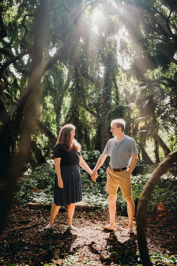 Nature, Love & Connection: Soulful Couples Session in Maui’s Lush Forests